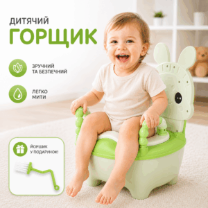 горщик зі спинкою дитячий та ручками. 7000 до року