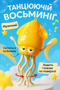 жовтий кальмар інтерактивний музичний